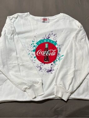 Wildfox White Tee with Red Logo and Purple Ink Accents